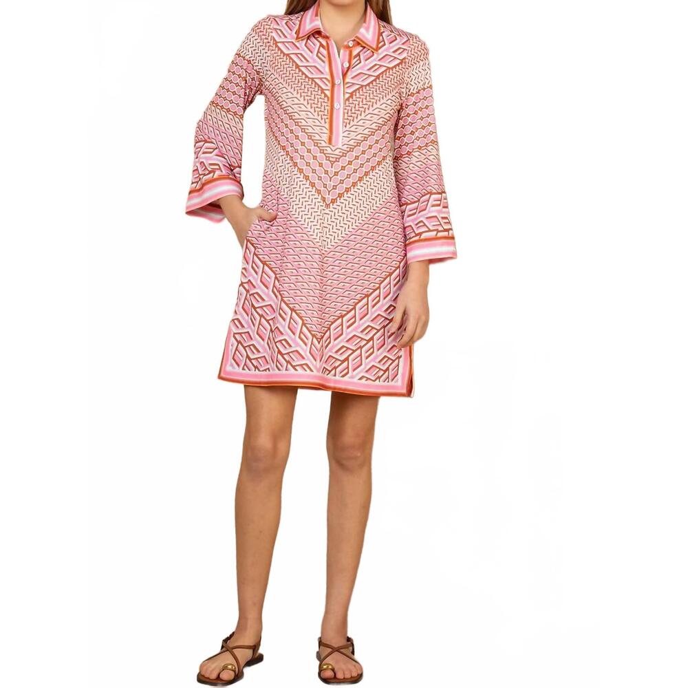 NEW HALE BOB benicia dress in red